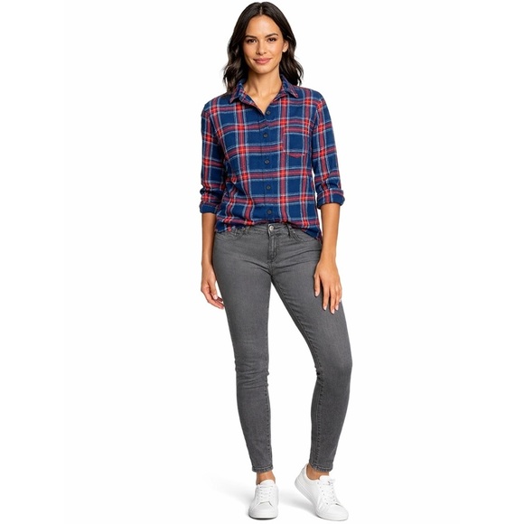 Old Navy Tops - Plaid Flannel Shirt